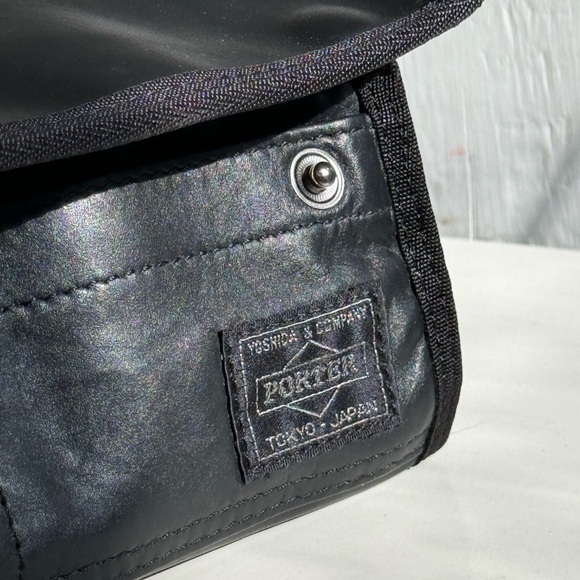 Black Supple Leather Long Wallet Porter High Quality Made In Japan NWOT New - Picture 5 of 11